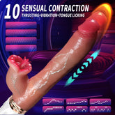 6.29‘’ Realistic Dildos G Spot Vibrator Thrusting Vibrator Dildo